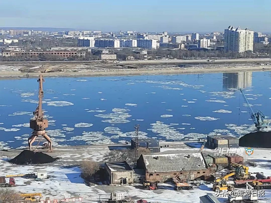 立冬，黑河跑冰排了！这次，我欠它一次“约会”