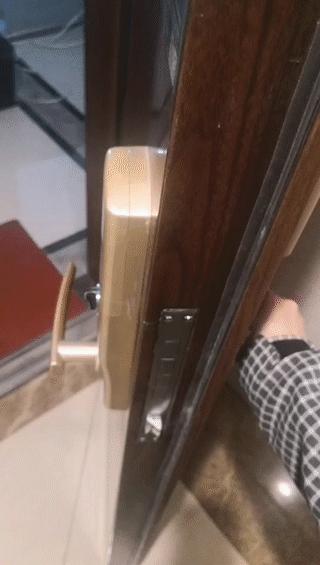 十大指纹锁拆解视频,半自动指纹锁材质拆解对比