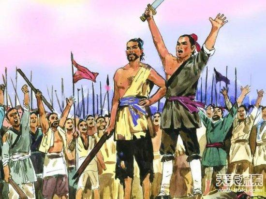 预言陈胜吴广起义,陈胜吴广起义与楚汉之争区别