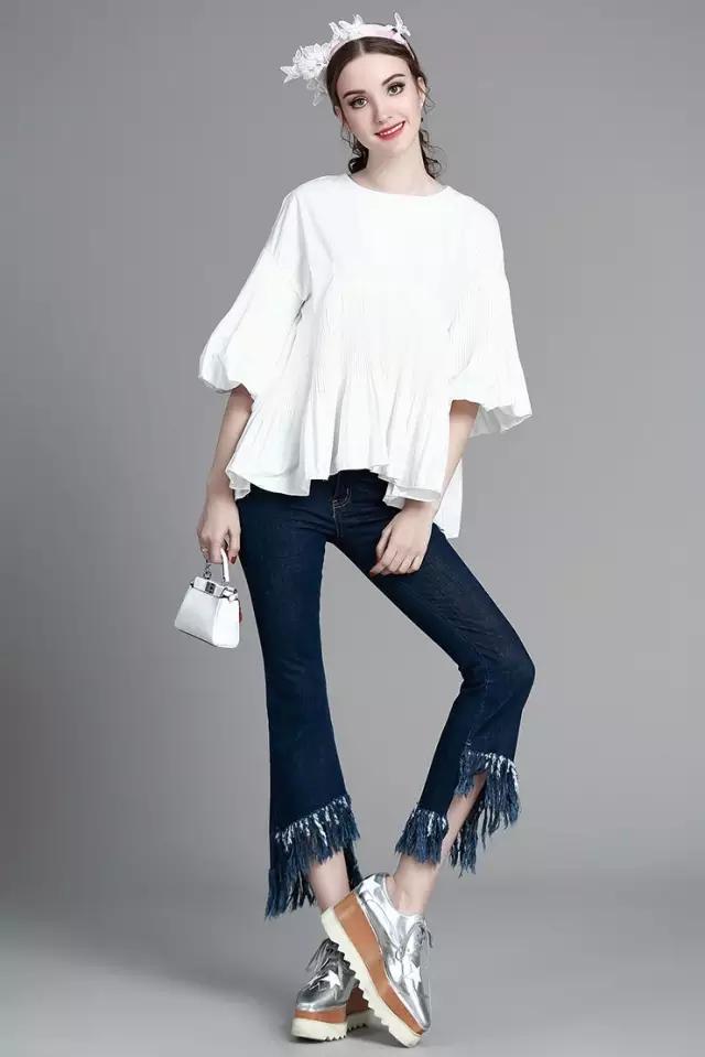 旧牛仔裤怎样改造流苏,家里面的废牛仔裤旧布料利用