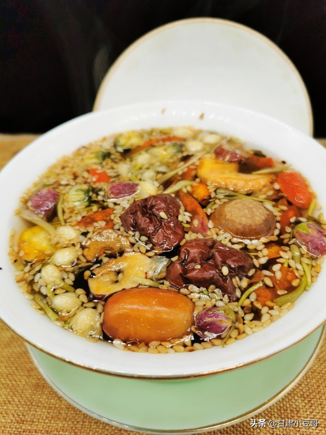 八宝茶玫瑰酱怎么泡,玫瑰八宝茶怎么泡