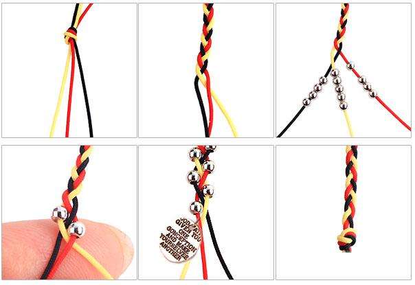 手串绳结打法中国结双线凤尾结,绳结中国结编法大全图解