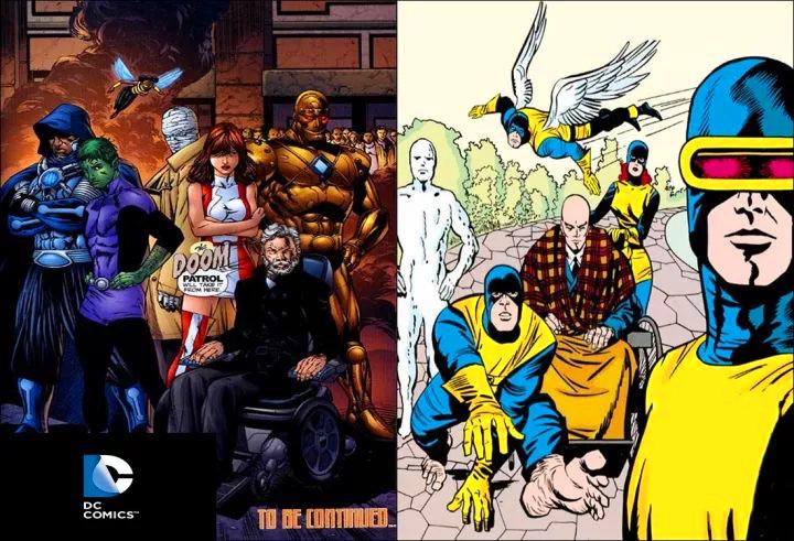 漫威dc互相抄袭角色,漫威dc相似人物的图片