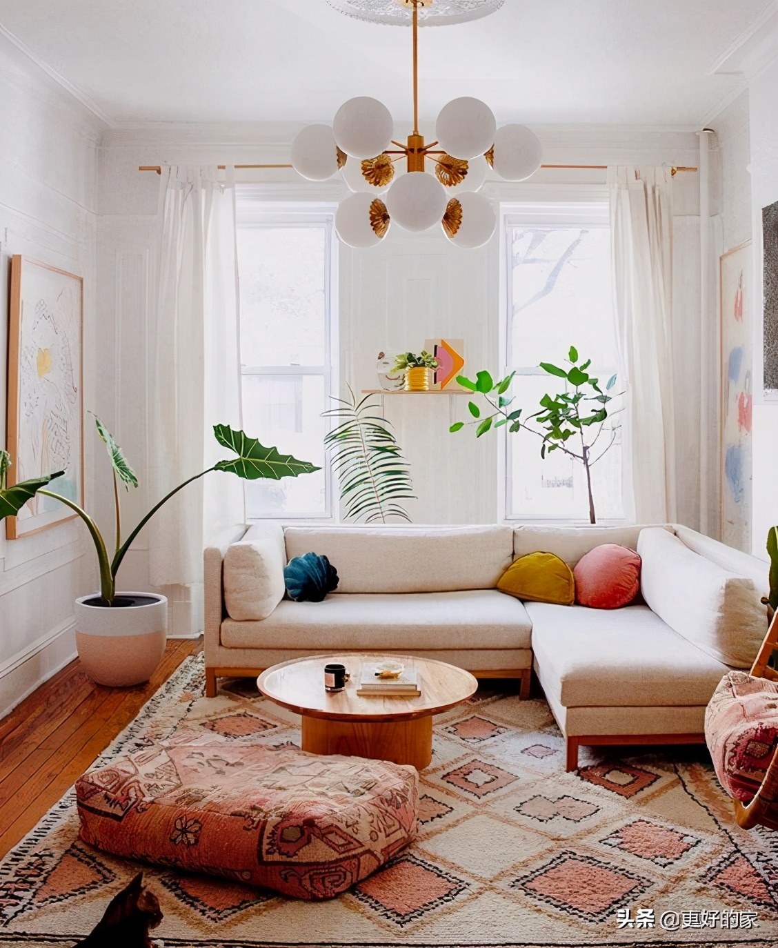 白色沙发究竟有多美？没试过这些搭配，你可能永远想象不到