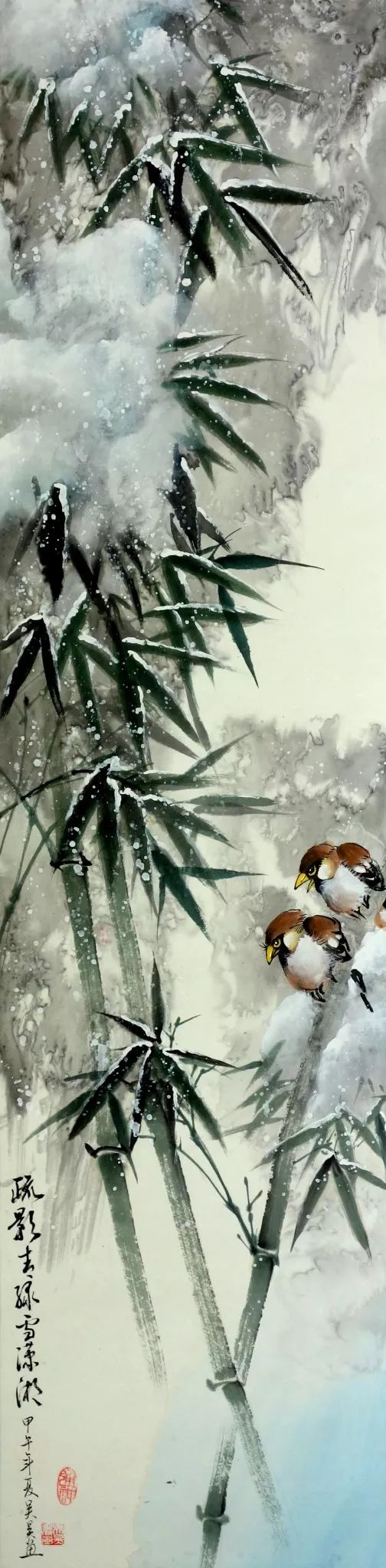 花鸟的作品欣赏,中式花鸟作品欣赏