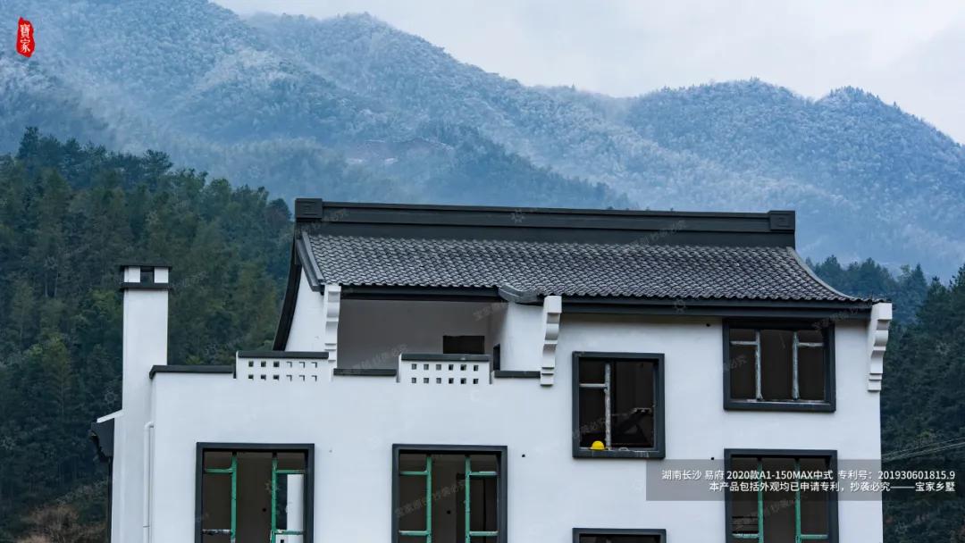 这栋和明信片一样美的乡村别墅样板间，会落在你家宅基地吗？