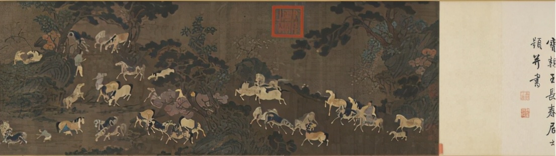 常玉群马图拍卖,常玉巨作群马首度亮相拍卖市场