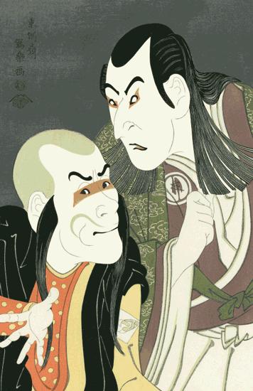 设计稿作品动态展示,浮世绘设计图素材