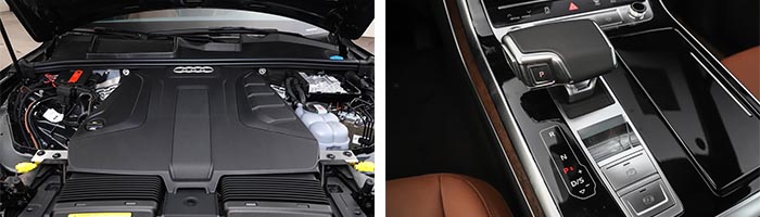 奥迪Q7中期改款,武汉2020奥迪q7黑武士2.0深灰色