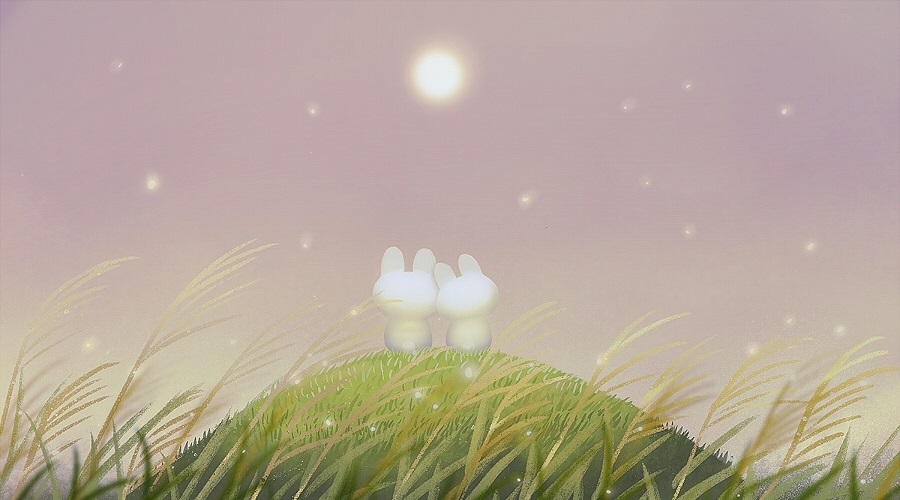 兔兔可爱插画,ayu日语