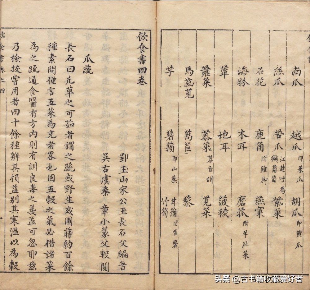 古书籍推荐：「饮食书」明代宋公玉编著食谱药膳著作