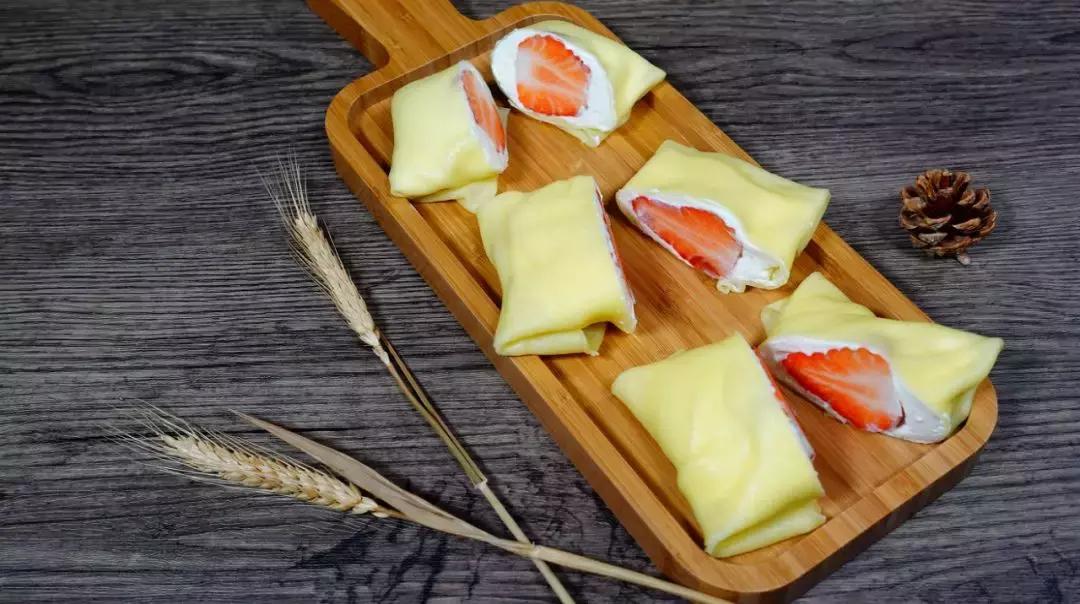 草莓班戟的少女心,草莓班戟轻甜