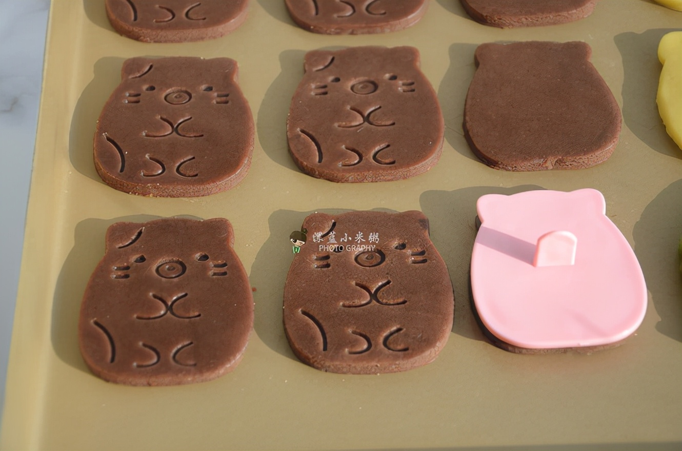 卡通饼干简单的,超可爱饼干教程