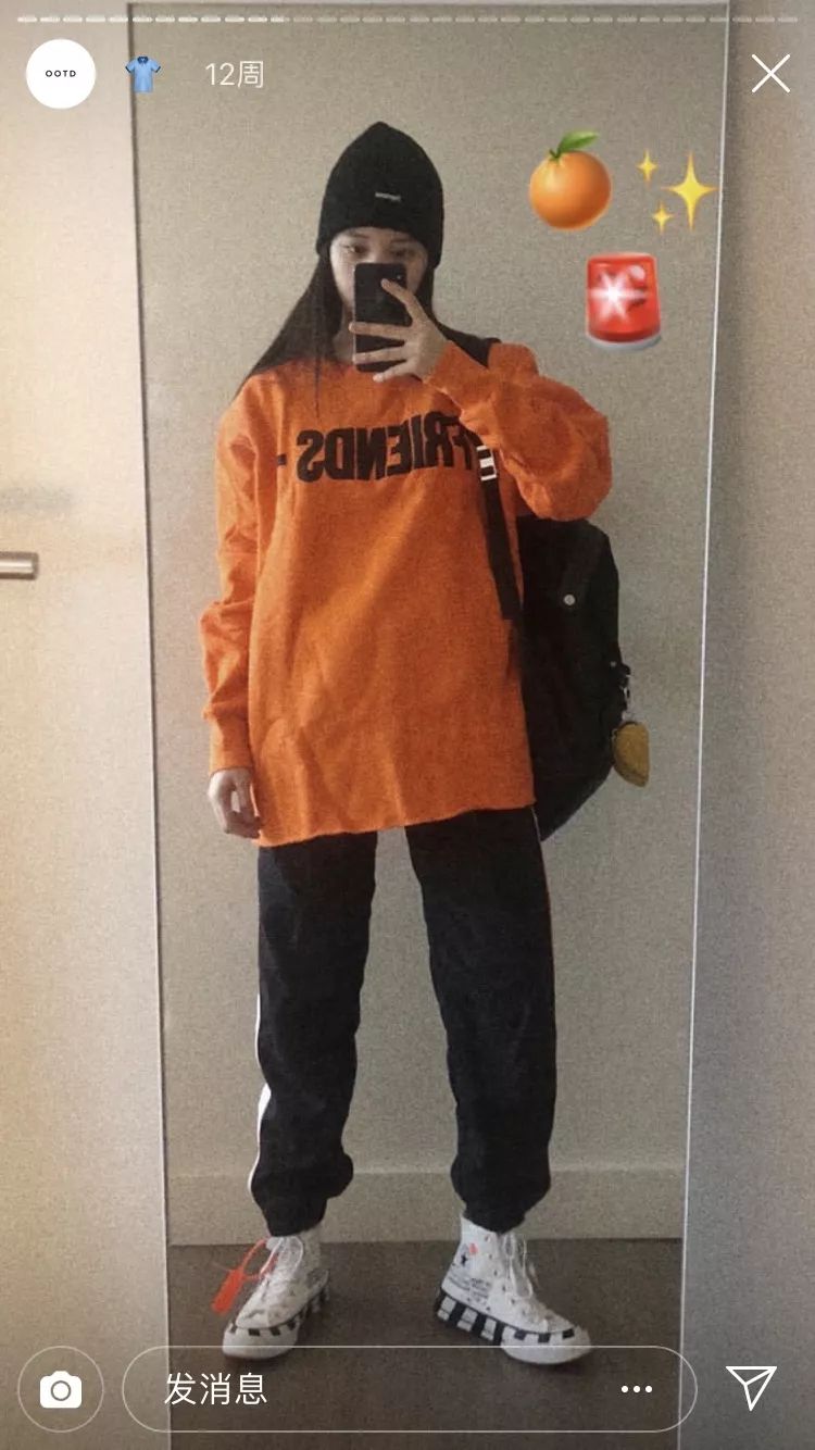 欧阳娜娜穿匡威经典款,匡威高帮帆布鞋欧阳娜娜