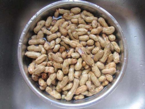 煮花生只放盐,用干花生煮花生的方法
