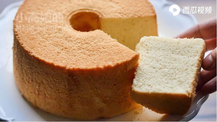西瓜视频制作10寸戚风蛋糕,6寸戚风蛋糕的做法教程视频