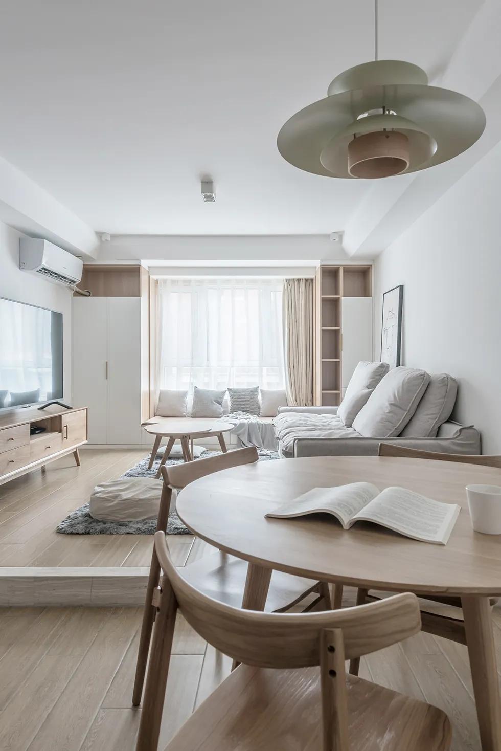 精装房浅改原木风,高级muji风装修