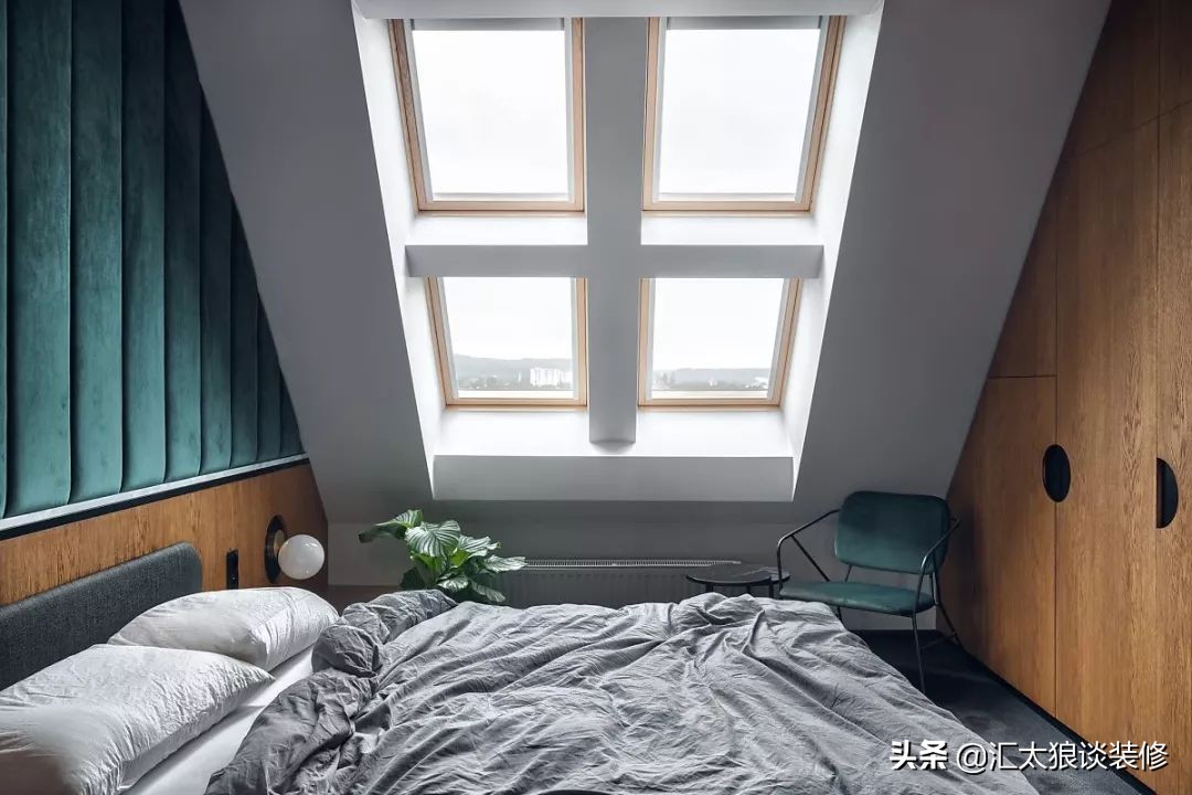 顶楼阁楼尖顶房屋装修效果图,斜式顶楼带阁楼的房子装修