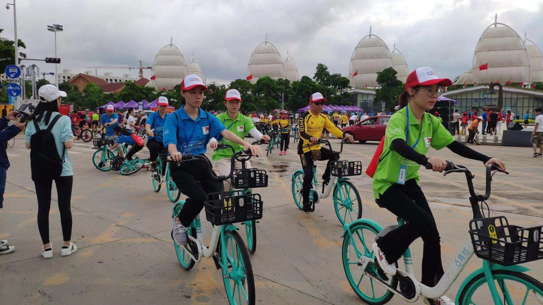 2019年环广西北海赛段预热骑行,北海骑行完美收官近3000公里