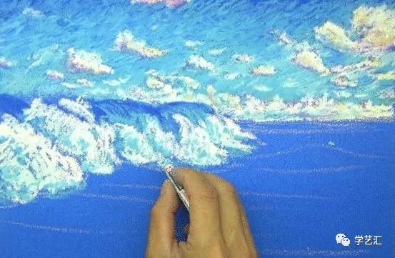 重彩油画棒教程简单,油画棒超美超简单