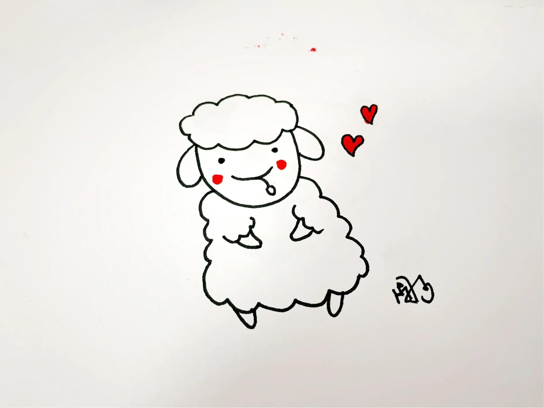 小动物简笔画最难画,用数字画小动物简单又好看又可爱