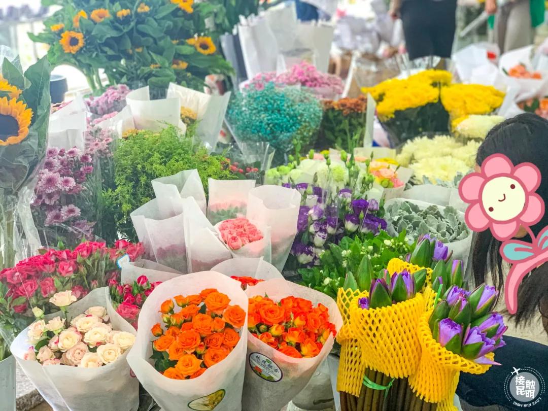 昆明鲜花进货渠道,昆明尚义花市