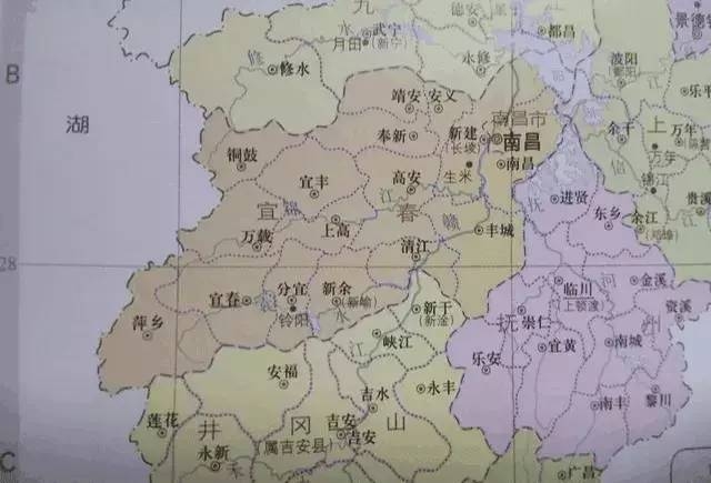 江西宜春版图一分为三，如今市中心设偏远的一角，没人愿认可！