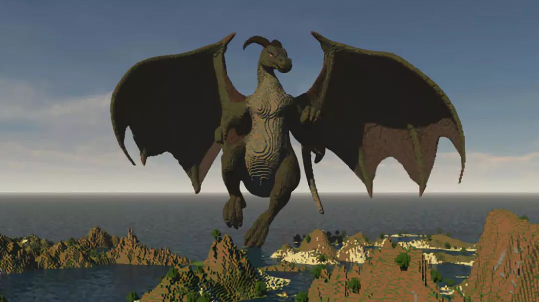 我的世界格子画龙,我的世界双头光龙怎么画