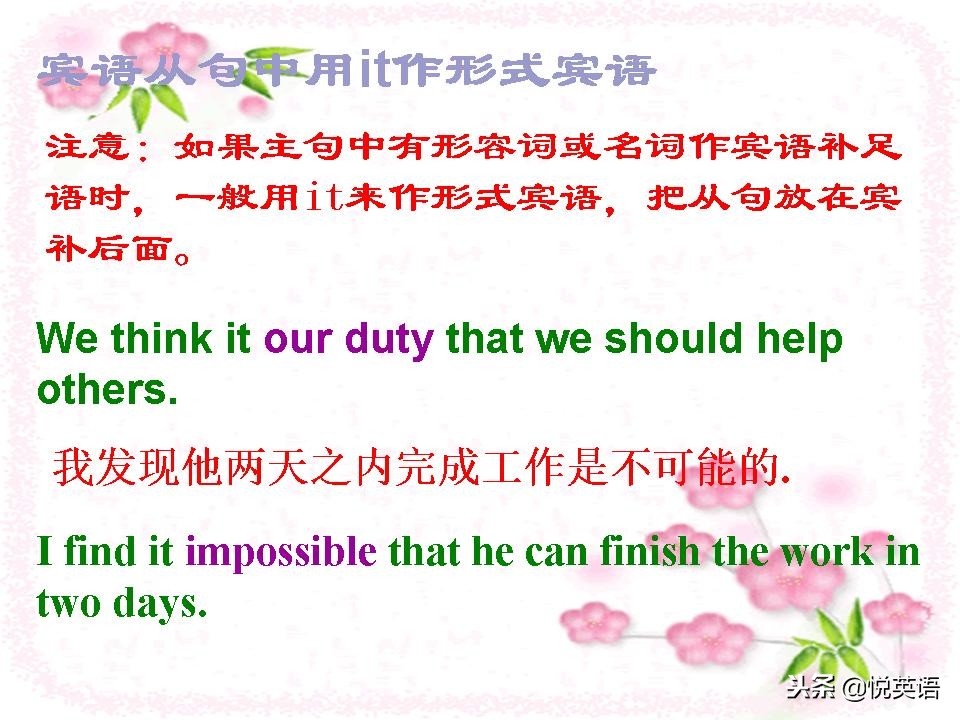 名词性从句四类练习题,名词性从句讲解视频