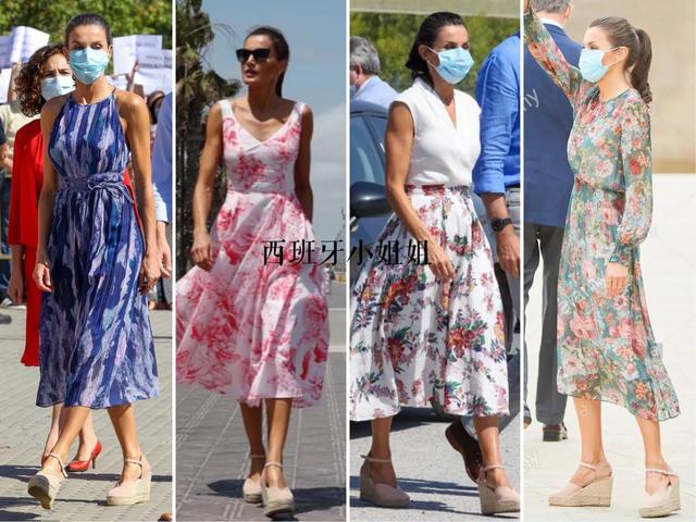 莱蒂齐亚时尚穿搭最新,王后莱蒂齐亚惊艳西装