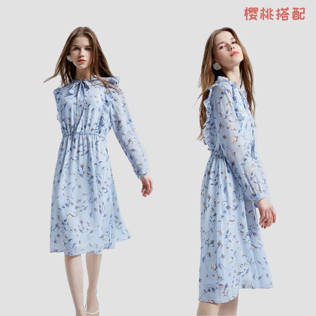 欧时力ochirly黑色连衣裙2021春款,欧时力ochirly连衣裙测评