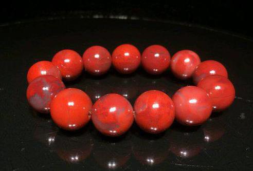 桂林鸡血玉手镯欣赏,天然玉石桂林鸡血玉鉴定