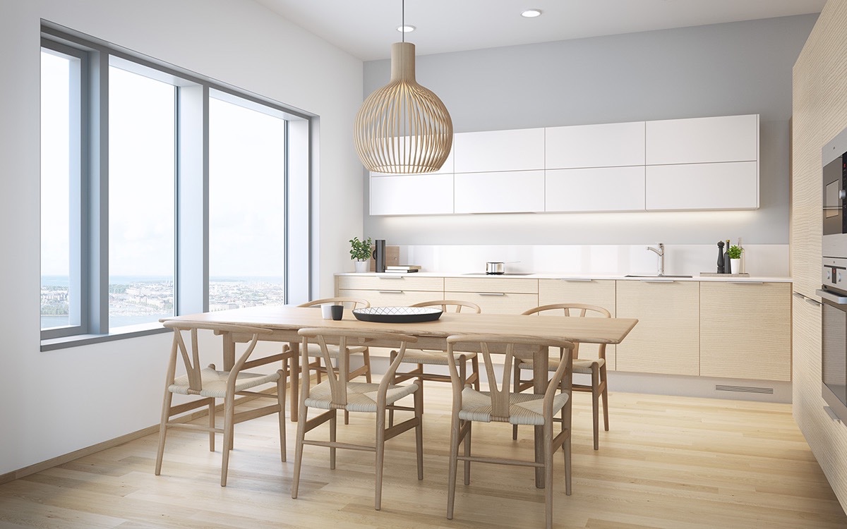 餐厅3个灯具效果图,轻奢餐厅灯饰设计