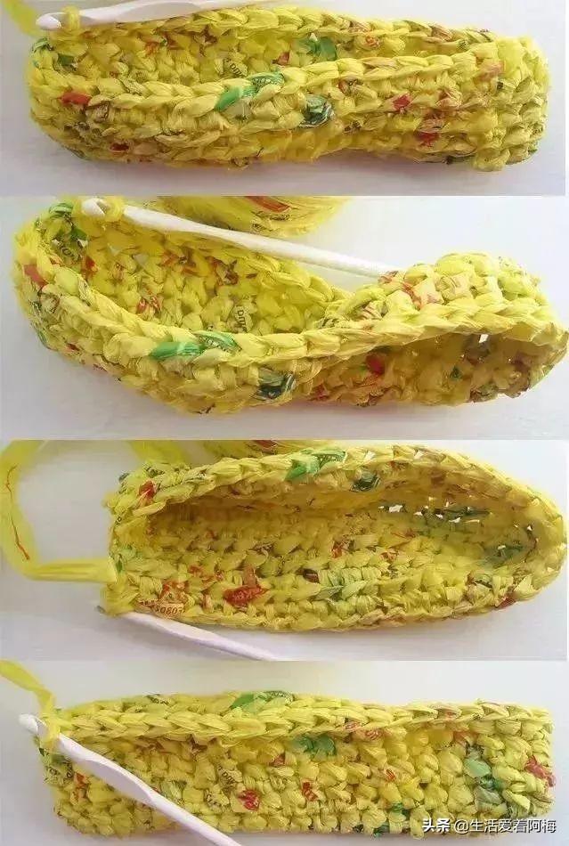 包装袋编筐手工制作大全,用塑料编织袋做手工