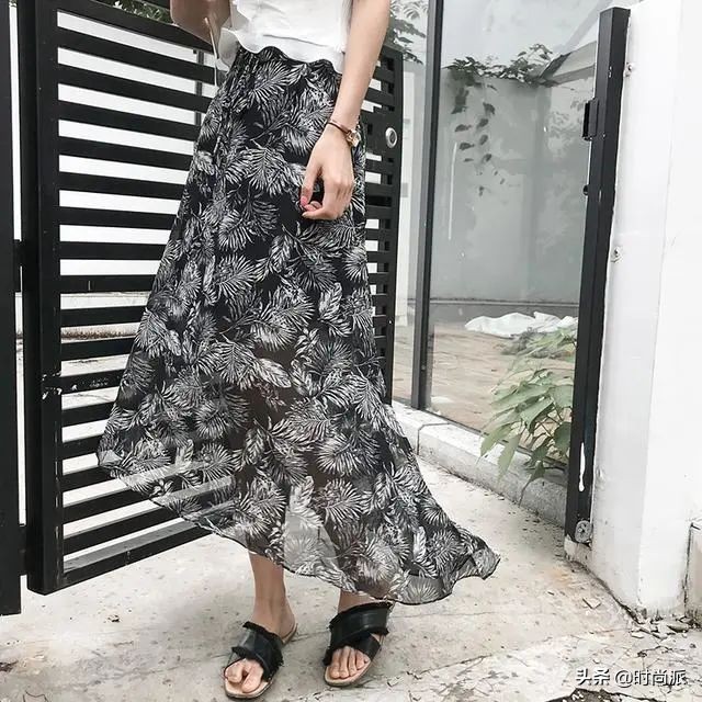 气质半身裙小仙女必备,显瘦慵懒文艺流行气质半身裙