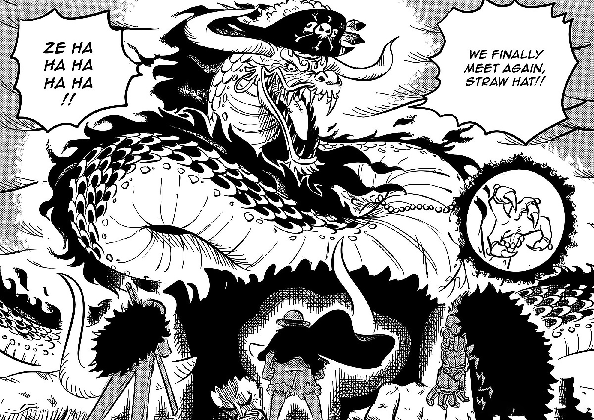 海贼王黑胡子取出白胡子果实片段,海贼王海米的画