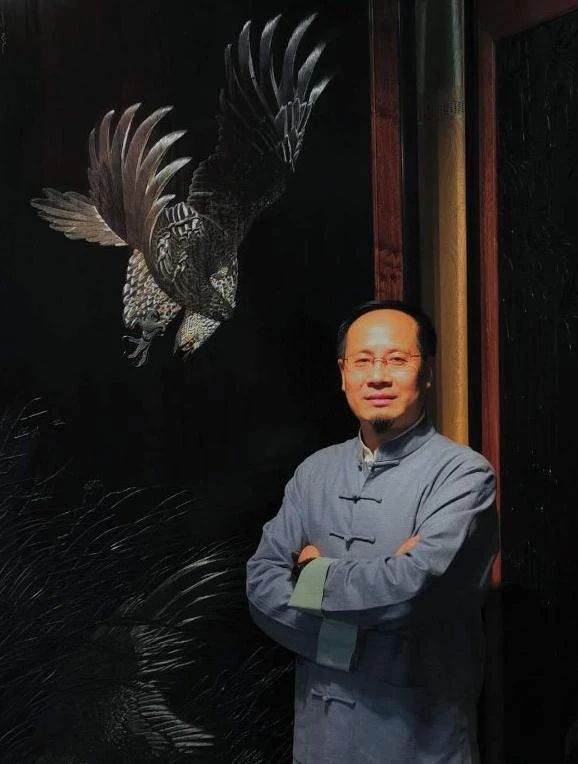 工笔檀雕作品图片,薛爱民红木雕刻技艺