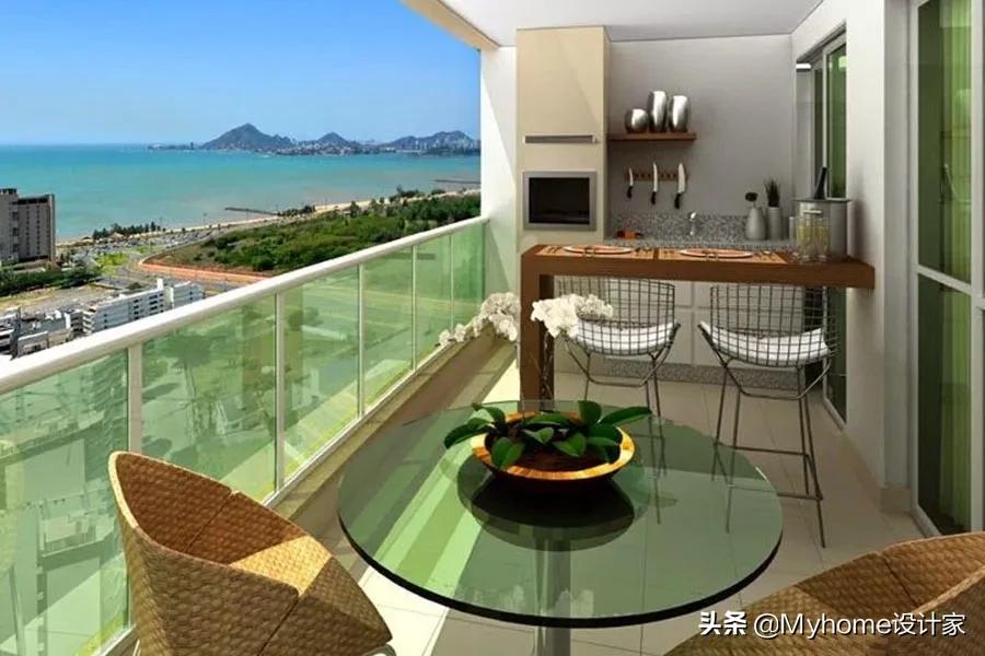 超好看的阳台装修,8米长超长阳台怎么装修好看