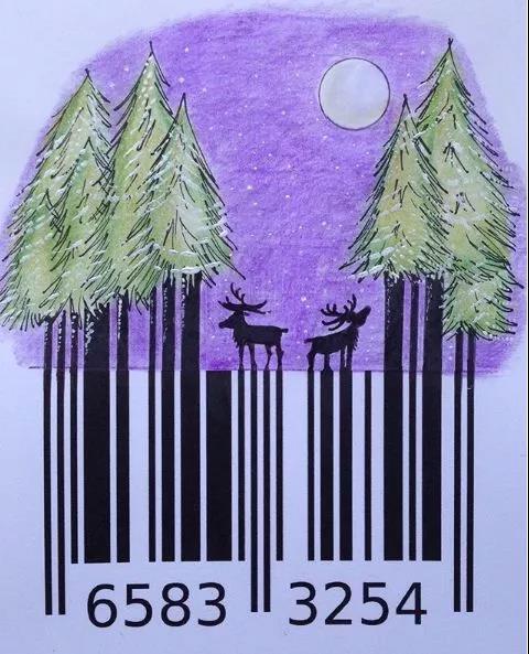 你可以擦掉那滴水,或者顺势用它画点不一样的美丽