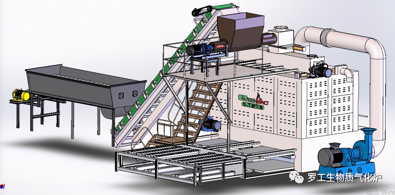 生物质气化炉的气化效率一般多少,生物质气化制炭炉