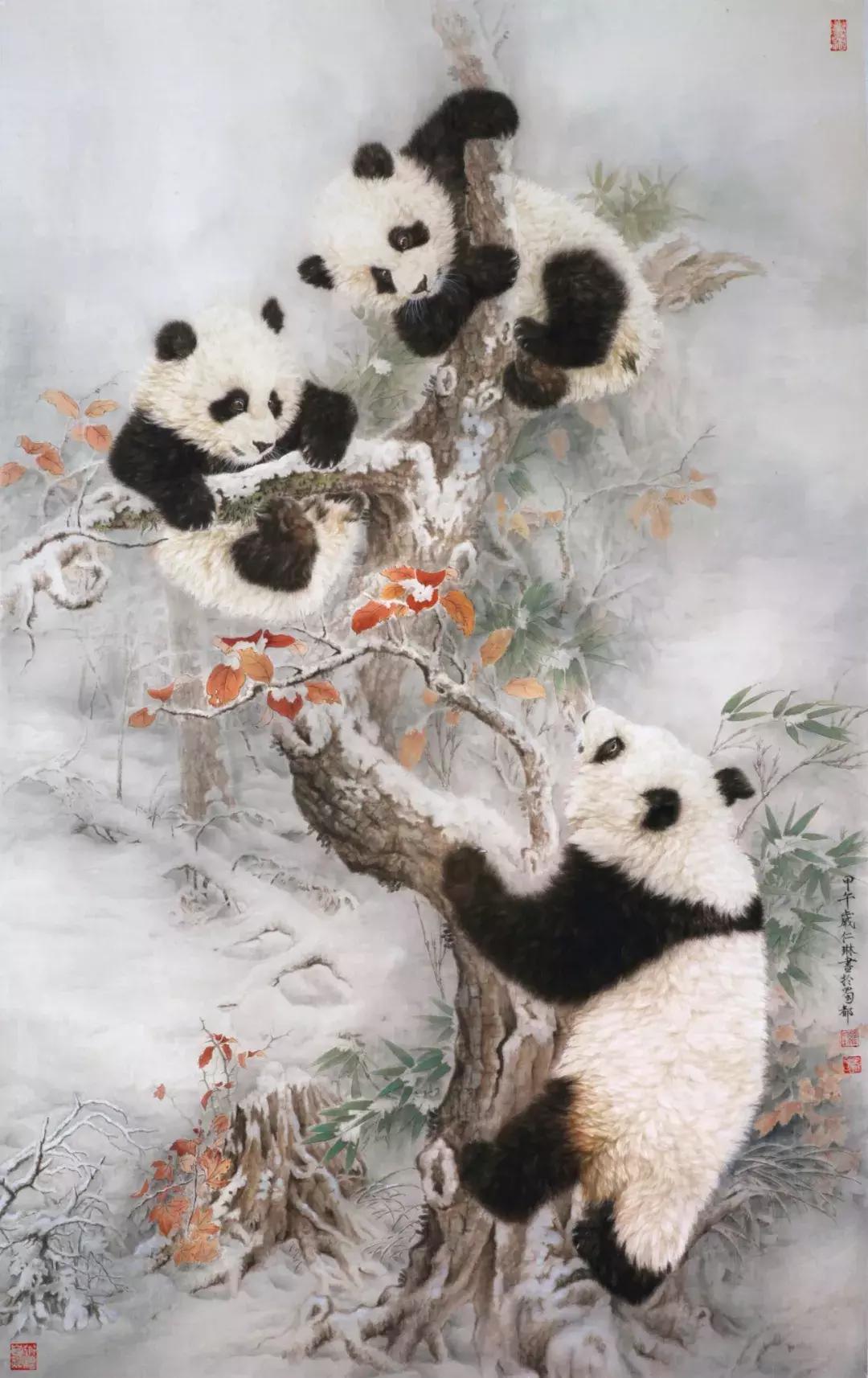 画100种可爱小萌物熊猫,怎么画熊猫简单又可爱