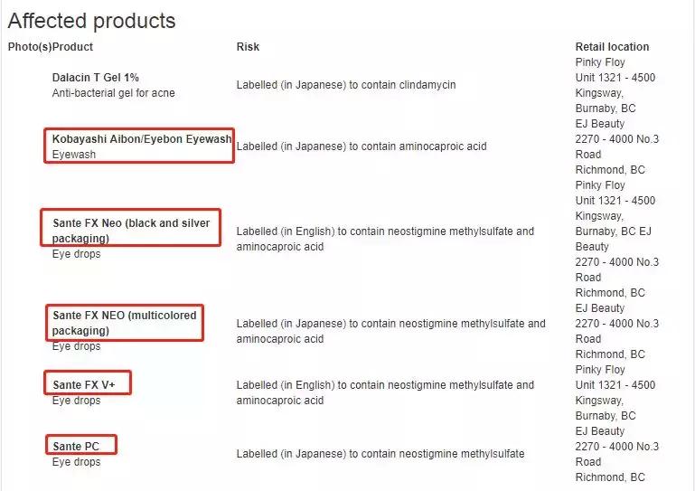 日本网红眼药水能使用吗,哪些禁售的日本网红眼药水