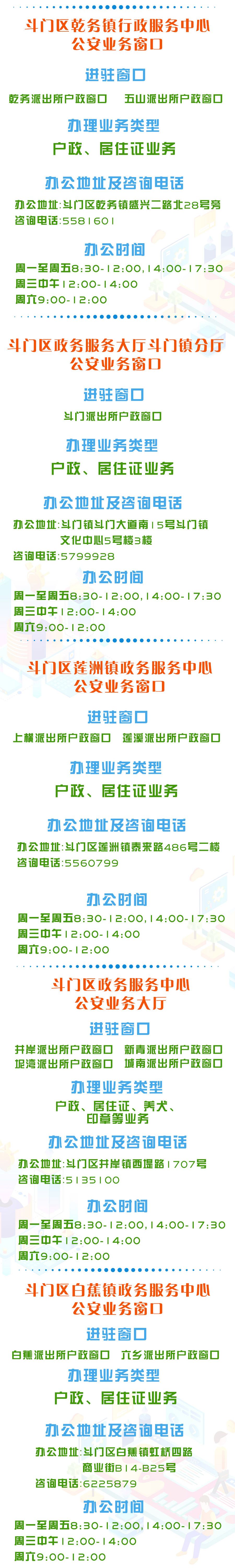 珠海户籍办理港澳通行证,出入境证件便民服务点珠海