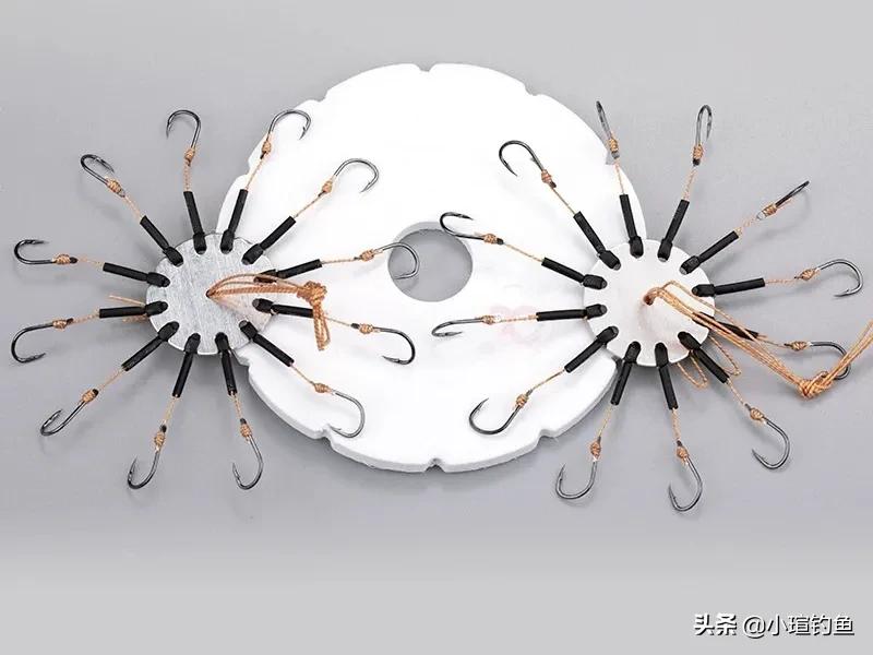 海竿翻板钩及线组的使用方法,海竿锚钩线组搭配
