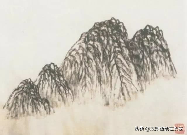 山水画技法山石的基本画法解析,中国山水画技法如何画山石