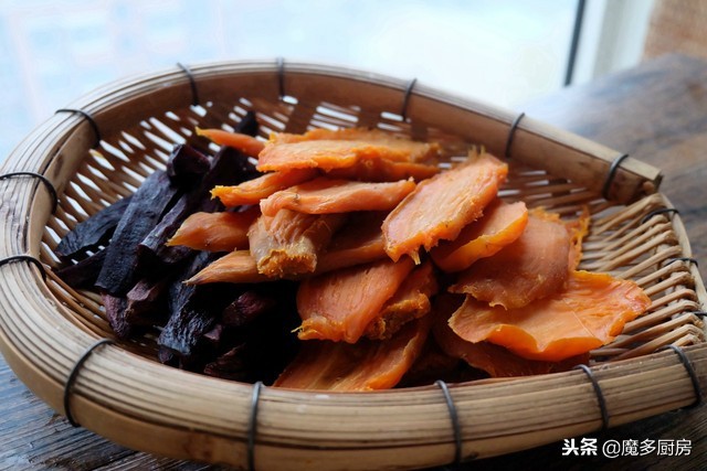 软糯香甜的地瓜干,无添加纯手工好吃的地瓜干