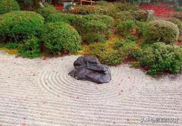 日本最有名枯山水庭院,日本枯山水效果图