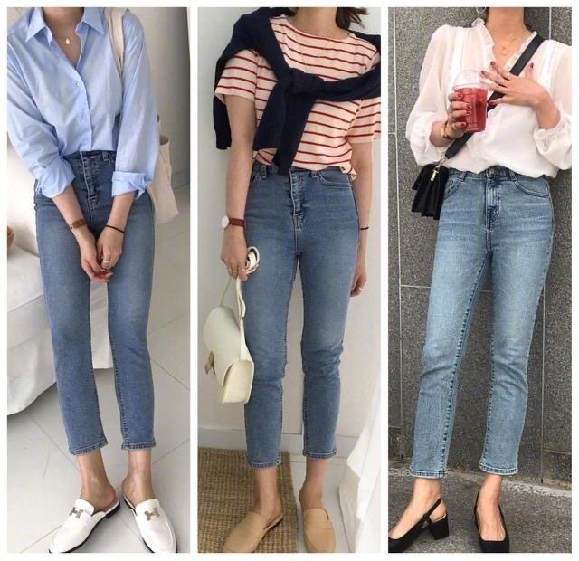 牛仔裤的24种穿搭,牛仔裤的4款搭配让你简单又时尚