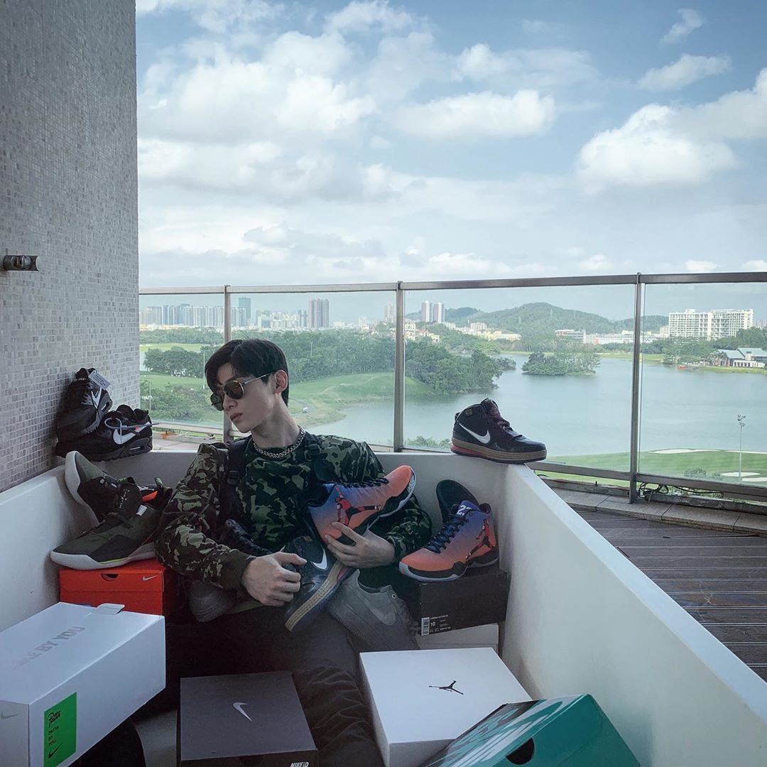 白敬亭又买鞋了吗,白敬亭球鞋大全