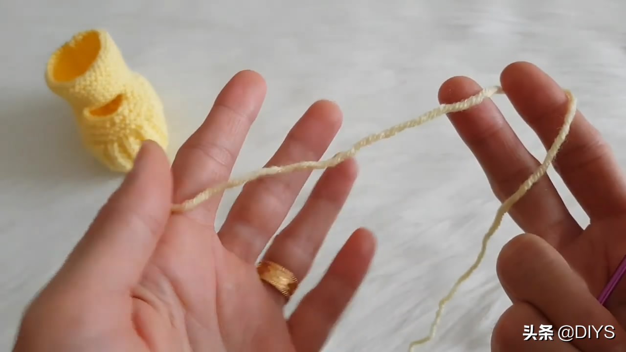 宝宝袜套编织教程,编织宝宝袜套